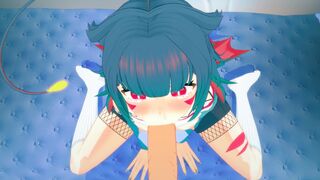 Vtuber gives you a blowjob