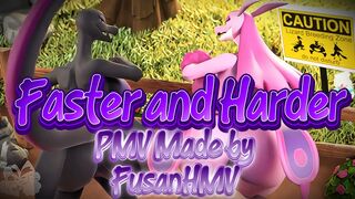Faster And Harder - Furry PMV