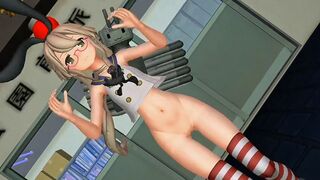 Shimakaze - Officer, this is a slut! [MMD R18] F104