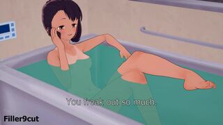 Nagatoro Bath Masturbation