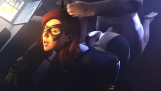 Batgirl desperate for cock