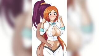 Yoruichi & Orihime tease