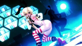 Shimakaze - Sticky Sticky [MMD R15] Hamselvish