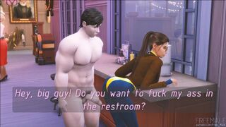 [720P] KITTY PRYDE RESTROOM HUGS