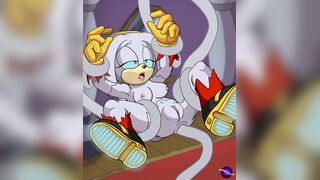 Zeta Caught by Tentacles