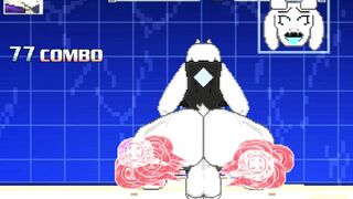 Hyper Canine Cock Toriel - Blue Alt
