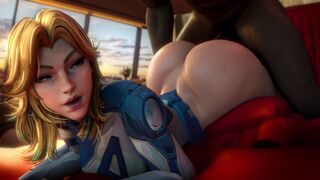 Sue gets some stress relief fun, but NOT with Reed.(black) [FPSBlyck]