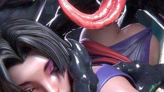 Psylocke Pounded by Venom