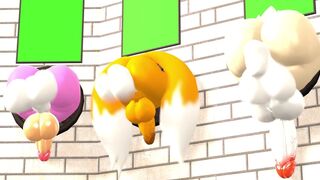 tails vanilla and amy stuck in glory wall