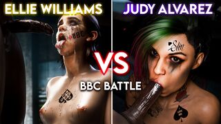 Ellie Williams VS Judy Alvarez | Lesbian BBC Fuck Battle