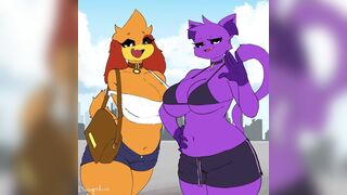 Some playtime with DogDay and Catnap