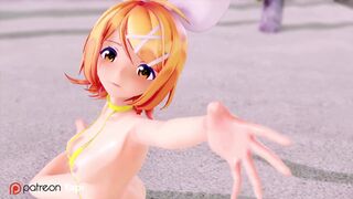 Sexy Butt Plug Bikini - Marine Bloomin