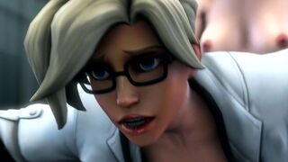 Futa D.Va fucks Mercy