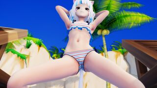 【R-18 MMD】 Shaking dance - Gawr Gura