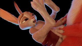 Judy enjoying getting knot fucked by nick