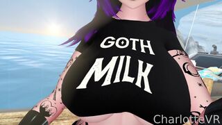 Mommies tits are so heavy (VR)