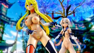 Shimakaze & Iowa - Sugar [MMD R18] RandomMMD