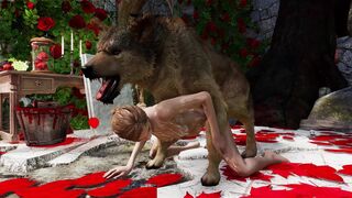 Ellie Gets Pregnant By A Wolf