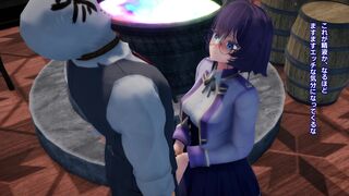 Alchemist GF tries some potions