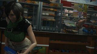 Yuffie in the store