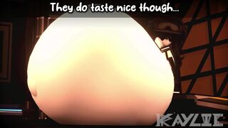 Oral vore by kraylic