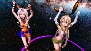 Shimakaze & Skasaha- Eazy Dance (VR) [MMD R18] Rewrisk