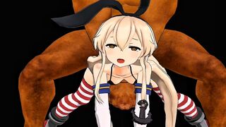 Shimakaze excites the gorilla [R18] Noshitgivenagain