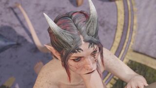Tiefling blowjob