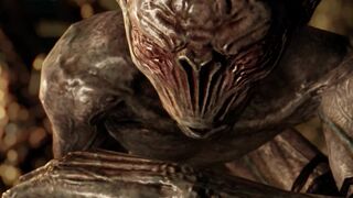 Jill Valentine Meets The Falmer (4K)