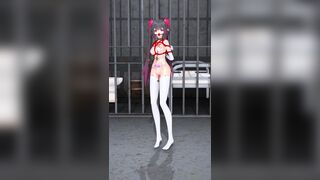 Sparkle bondage dance