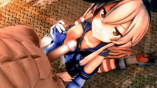 Shimakaze's soft blowjob [R18] Eruru Ku