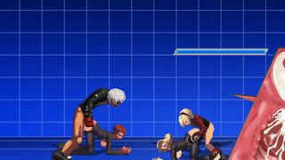 K' and Ash fuck Mature and Vice