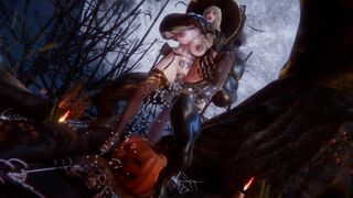 Witch attacked by werewolf