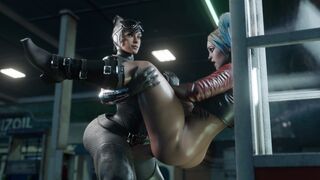 Harley Quinn & Cat Woman [Tokpok3D][NO WM]