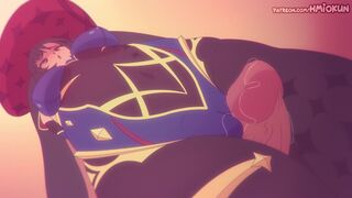 [Genshin Impact] Mona Thighjob V2 [Hmiokun]