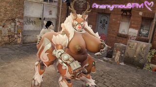 Clapping Reindeer cheeks