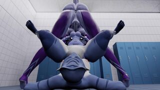 Between a dragon and snake by baddragon666