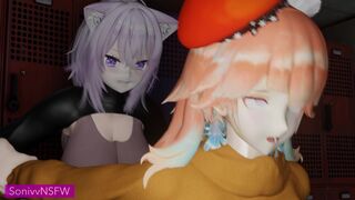 [SonivvNSFW] Nekomata Okayu & Takanashi Kiara