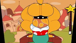 Bowser fucking piranha plant face