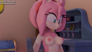 Hedgehog Secret (Futa Amy Rose x Lanolin)