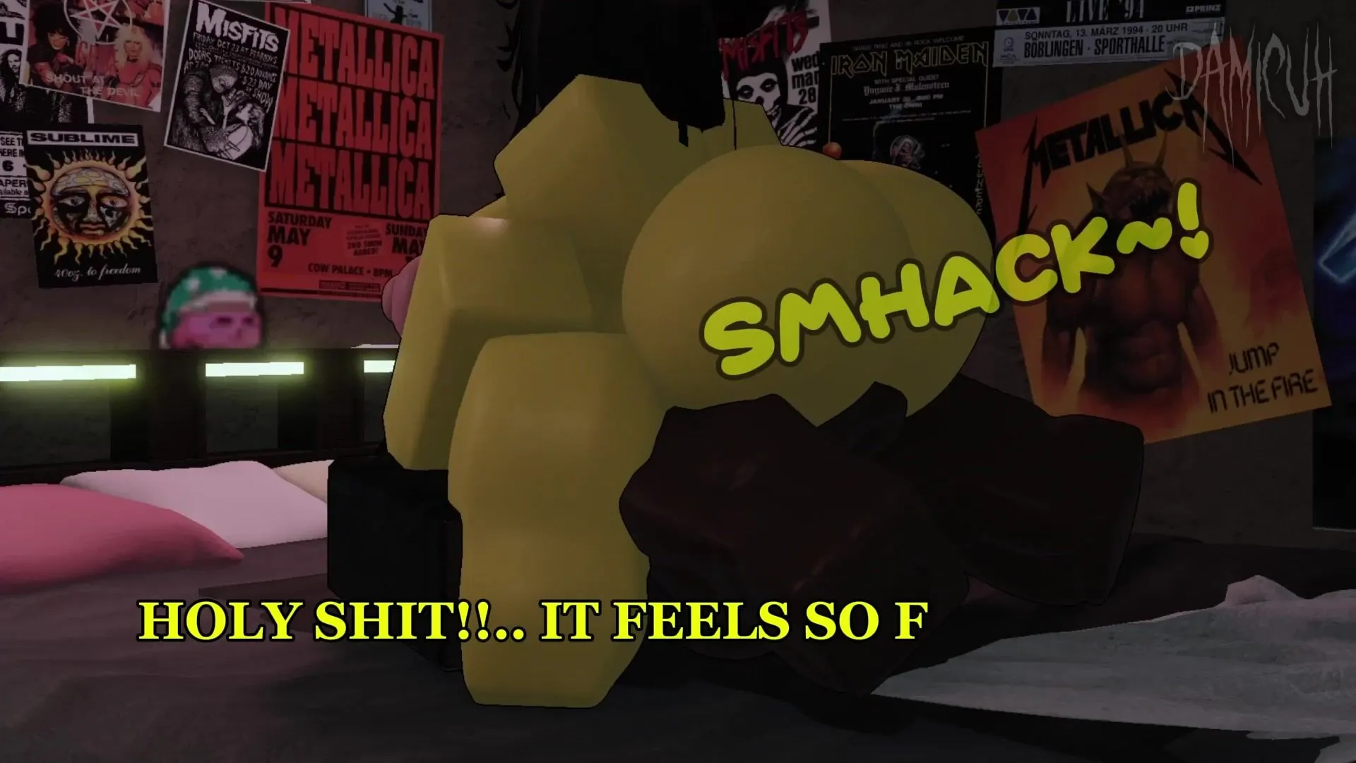 A robloxian mermio with a femboy