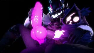 Highwire Masturbating Raven' Futa Cock「Scarlena3D」