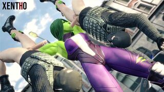 She hulk blowing crooks