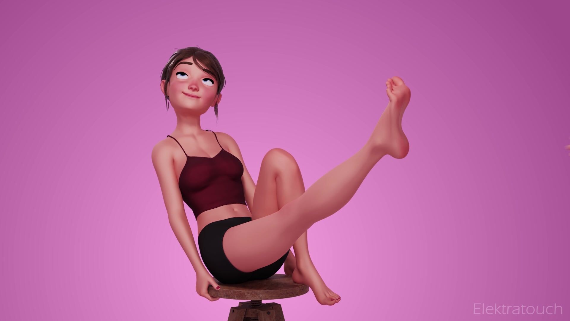 megan, foot