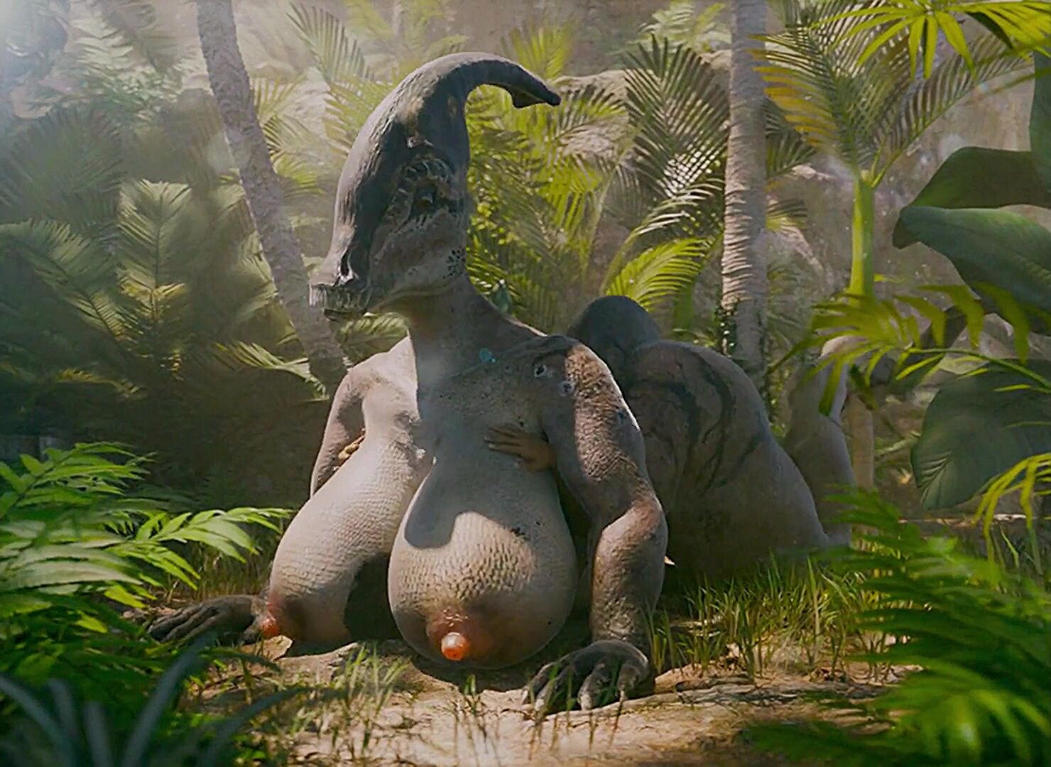 A raptor fucking a girl