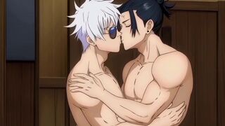 Gojo Kissing Geto Naked