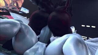 Red eyes riding blue eyes