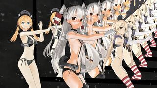 Shimakaze, Amatsukaze & Prinz - Echo [MMD R15] Graveeel