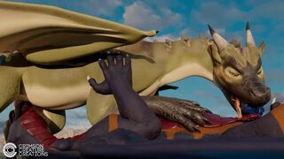 Oral vore by crimsoncreature