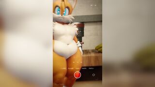 Tails fucked by his invention